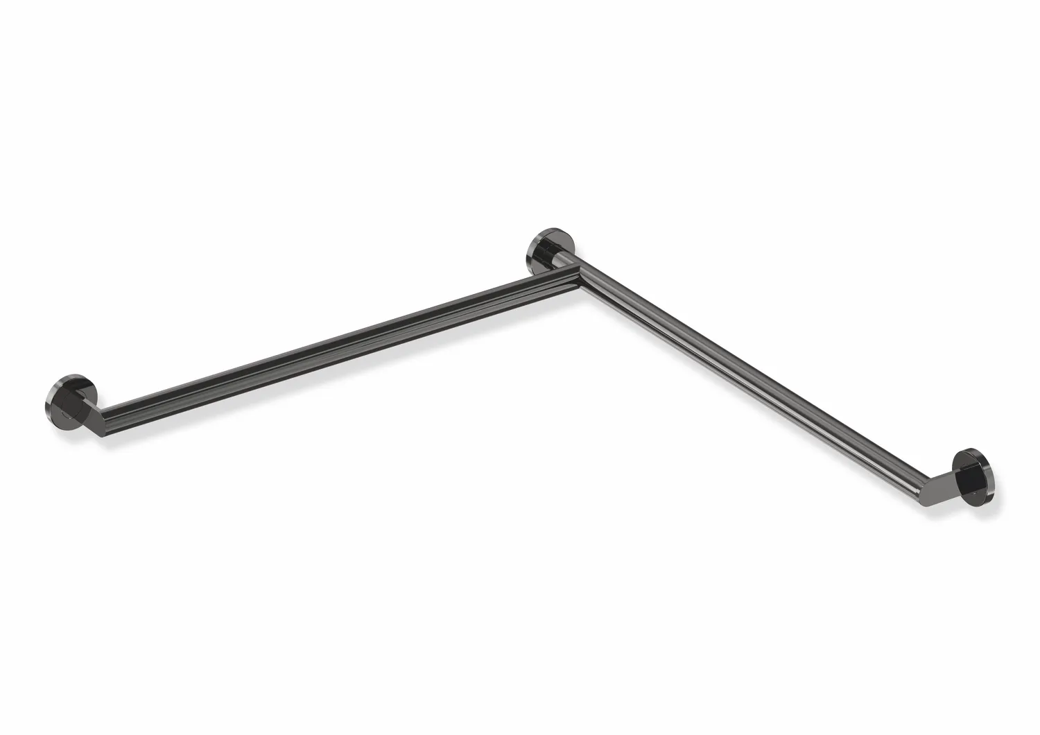 HEWI System 900 Duschhandlauf, Edelstahl, PVD, links, 765 mm