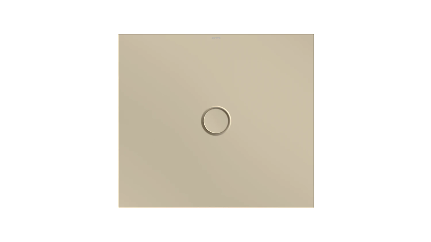 Bette rechteck Duschwanne „BetteFloor“ 900 × 800 mm ohne Oberflächenbeschichtung, ohne Oberflächenveredelung, ohne Wannenträger, in Sand