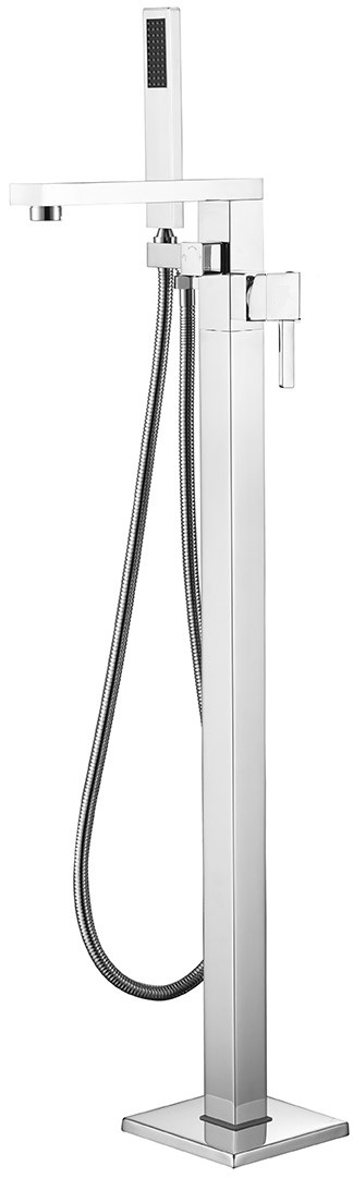 Wannenfüll- und Brause-Einhandbatterie AqvaDesign - mit Standrohr für freistehende Montage - Auslaufhöhe 860 mm - automatische Umstellung - Einbaubox - Kartusche mit keramischen Dichtscheiben - Heißwassersperre - Wassermengendurchflussregulierung - B Wannenfüll- und Brause-Einhandbatterie AqvaDesign - mit Standrohr für freistehende Montage - Auslaufhöhe 860 mm - automatische Umstellung - Einbaubox - Kartusche mit keramischen Dichtscheiben - Heißwassersperre - Wassermengendurchflussregulierung - B