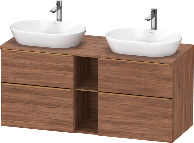 Duravit Waschtischunterschrank wandhängend „D-Neo“ 140 × 66,4 × 55 cm