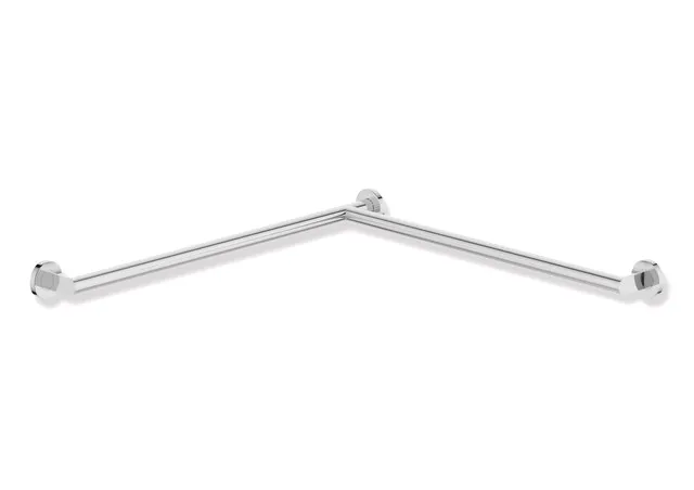 HEWI System 900 Duschhandlauf Edelstahl verchromt, links