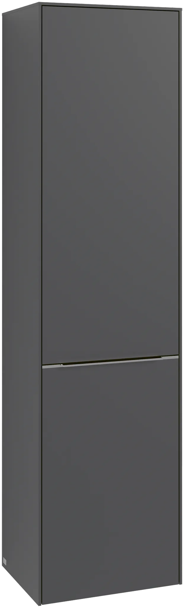 Villeroy & Boch Hochschrank mit Wäschekorb-Klappe „Subway 3.0“ 45 × 171 × 36,2 × 36,2 cm 1 Tür, 1 Wäscheklappe, 1 × fixer Fachboden, Anschlag: links, 2 × Glasfachboden, 1 Tür, Anschlag links