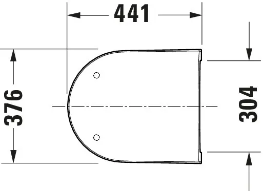 Duravit WC-Sitz „D-Neo“ 37,6 × 44,1 × 4,3 cm