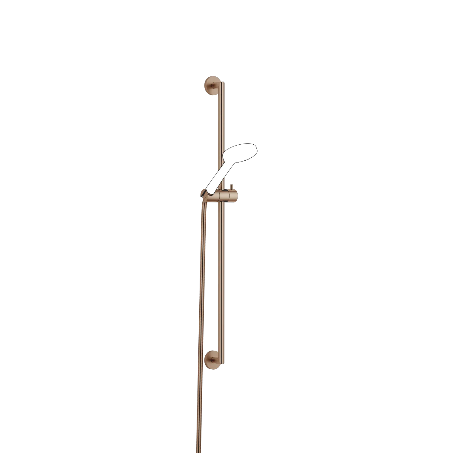 Dornbracht Duschgarnitur ohne Handbrause - Bronze gebürstet PVD, Stichmaß 800 mm, Rosette Ø 55 mm Dornbracht Duschgarnitur ohne Handbrause - Bronze gebürstet PVD, Stichmaß 800 mm, Rosette Ø 55 mm