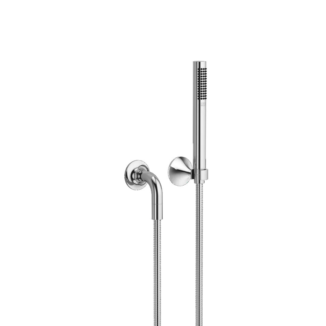 Dornbracht VAIA Schlauchbrausegarnitur mit Einzelrosetten - COMPACT RAIN, Chrom Dornbracht VAIA Schlauchbrausegarnitur mit Einzelrosetten - COMPACT RAIN, Chrom