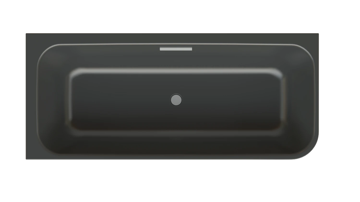 Bette rechteck Badewanne „BetteArt“ 185 × 80 cm in Ebony Bette rechteck Badewanne „BetteArt“ 185 × 80 cm in Ebony