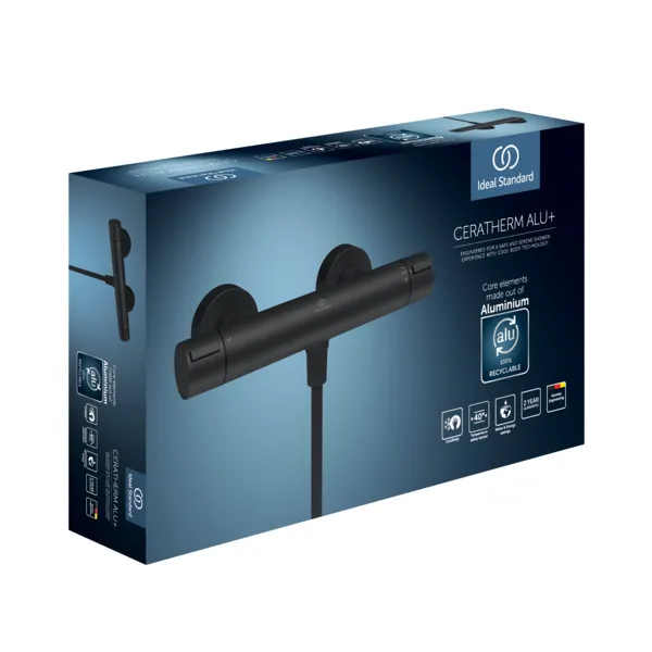 Brausethermostat Aufputz Alu+ Rose Brausethermostat Aufputz Alu+ Rose