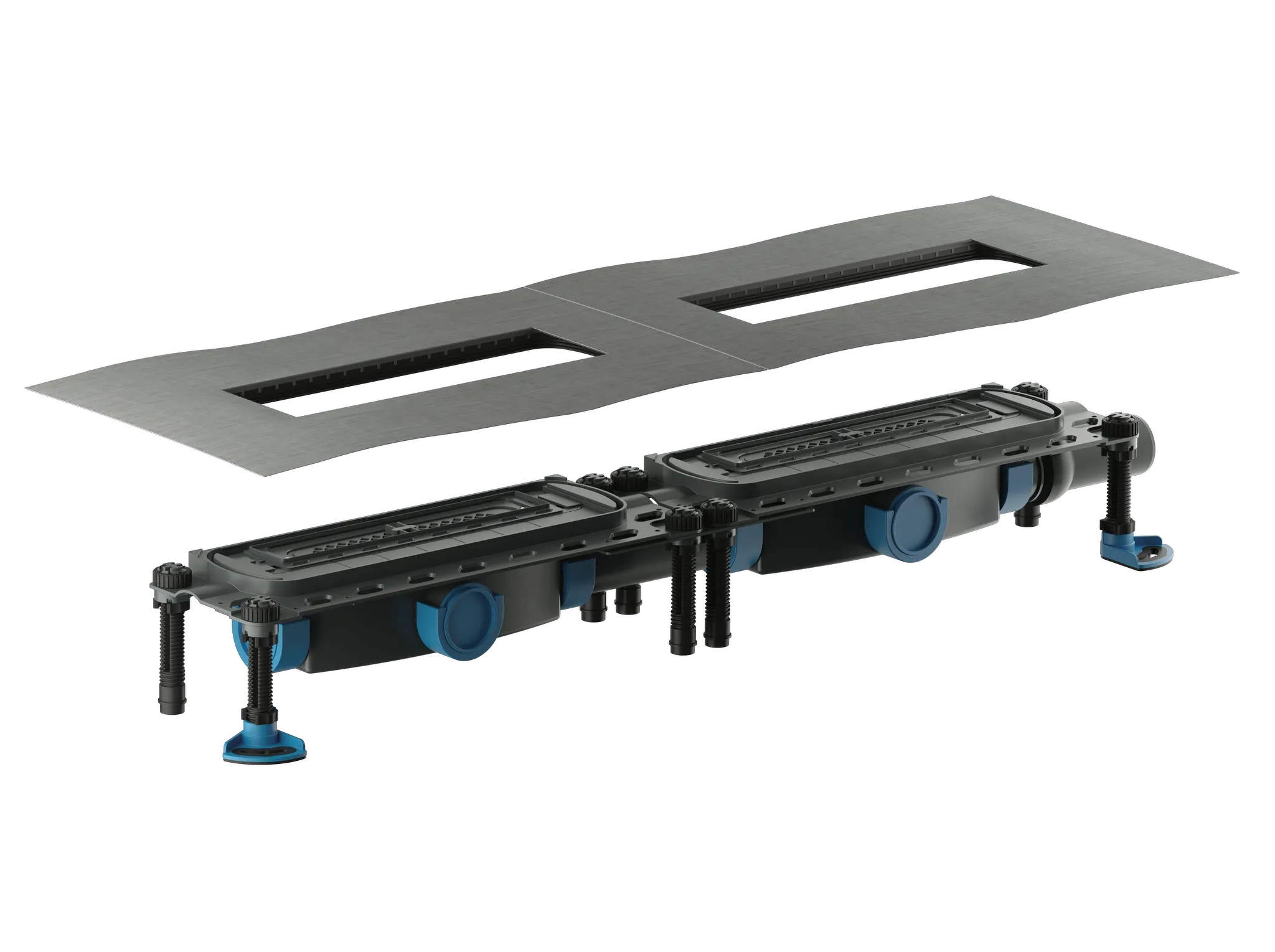 Ablaufgehäuse DallFlex 2.0 Duo, DN 40 Ablaufgehäuse DallFlex 2.0 Duo, DN 40