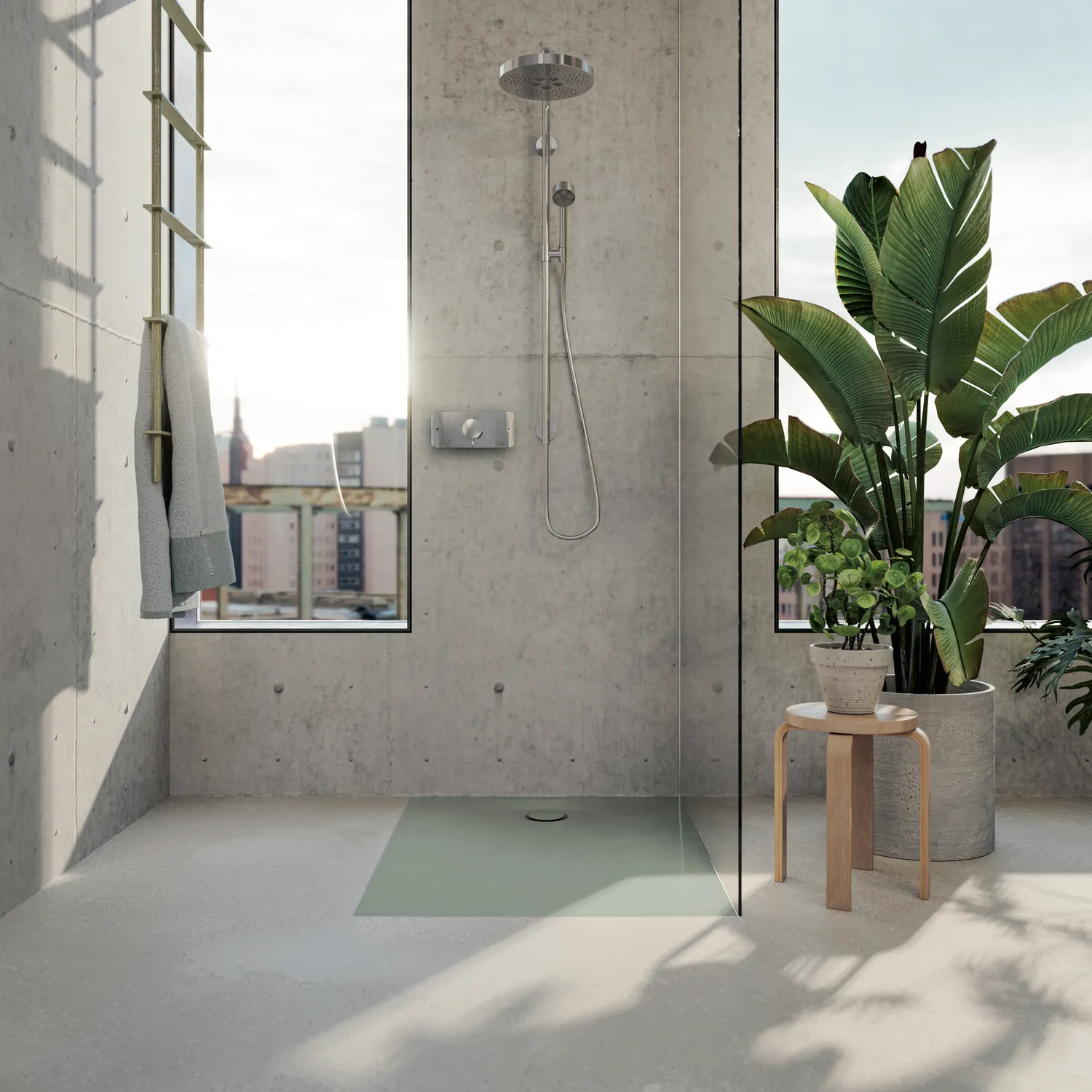 Bette Duschwanne „DW Ultra Space“ ohne Oberflächenbeschichtung, ohne Oberflächenveredelung, in Salvia Bette Duschwanne „DW Ultra Space“ ohne Oberflächenbeschichtung, ohne Oberflächenveredelung, in Salvia