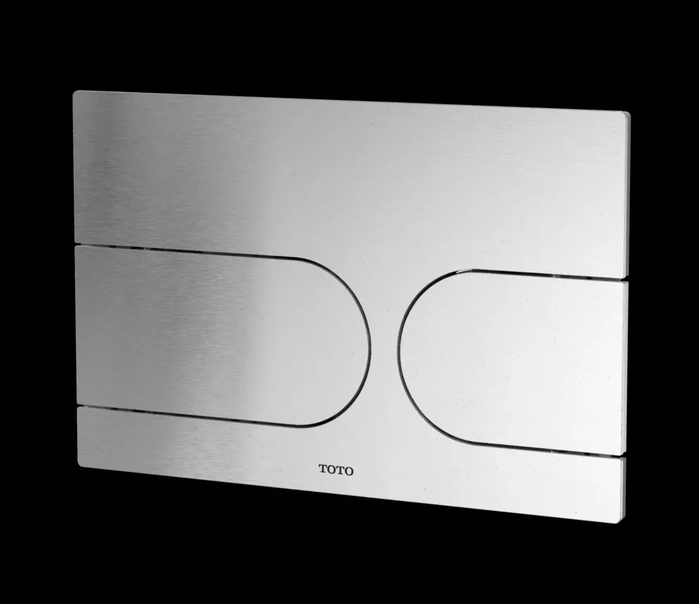 Toto Betätigungsplatte „NEOREST“ 12 × 159 mm in matt Schwarz, Aluminium, Tastenfarbe #Tastenfarbe#