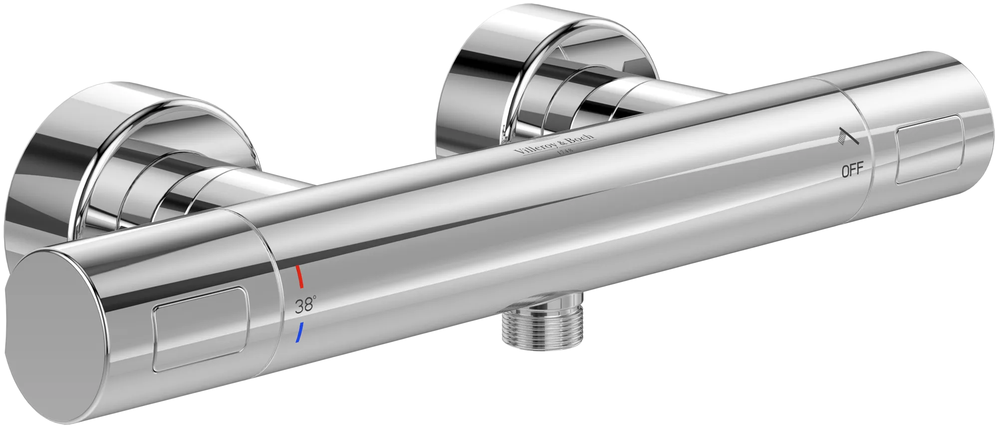 Einhand-Duscharmatur TVS00001700061 10,4 cm in Chrom Einhand-Duscharmatur TVS00001700061 10,4 cm in Chrom