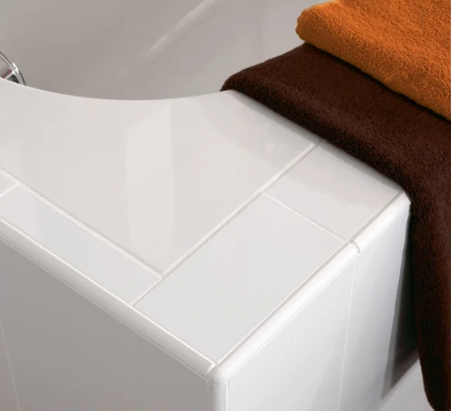 Villeroy & Boch Oberon Badewanne Rechteck UBQ199OBE2V, Weiß Alpin