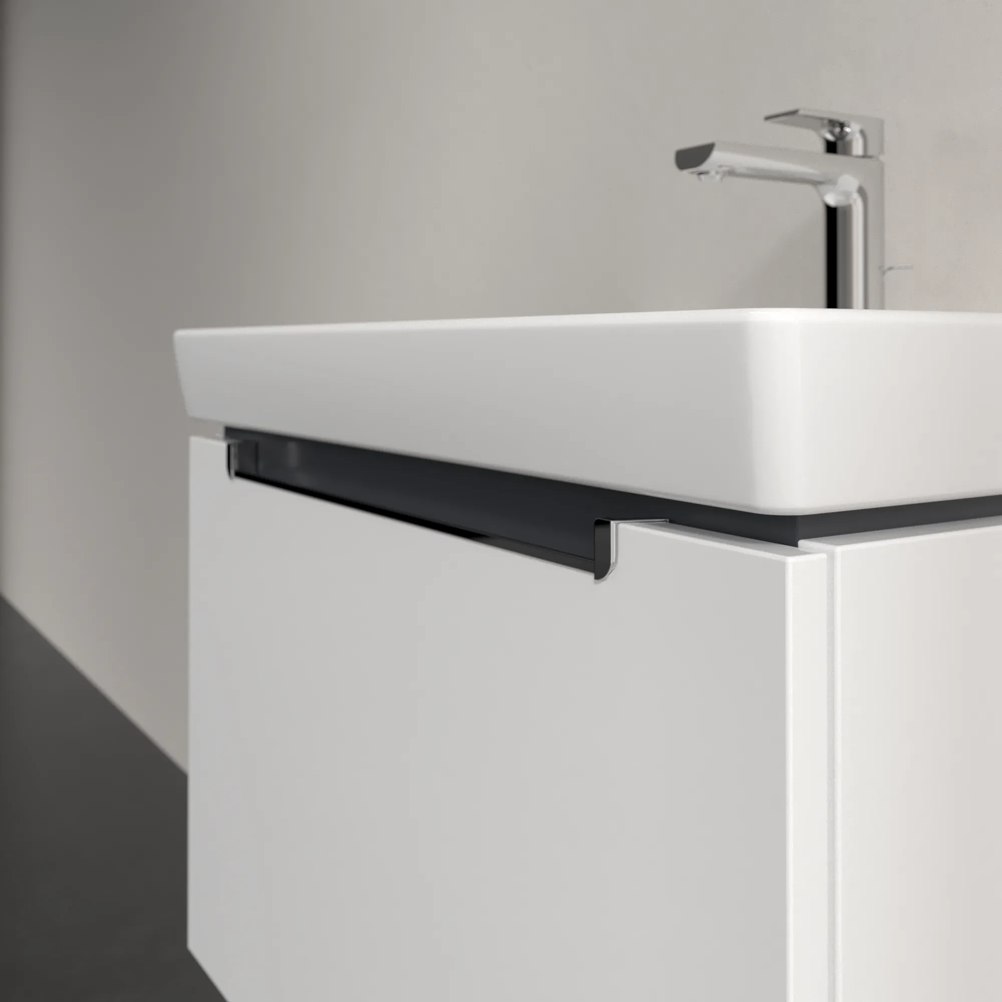 Villeroy & Boch Subway 2.0 Waschbeckenunterschrank Glossy White A68810, 637x420x454 mm