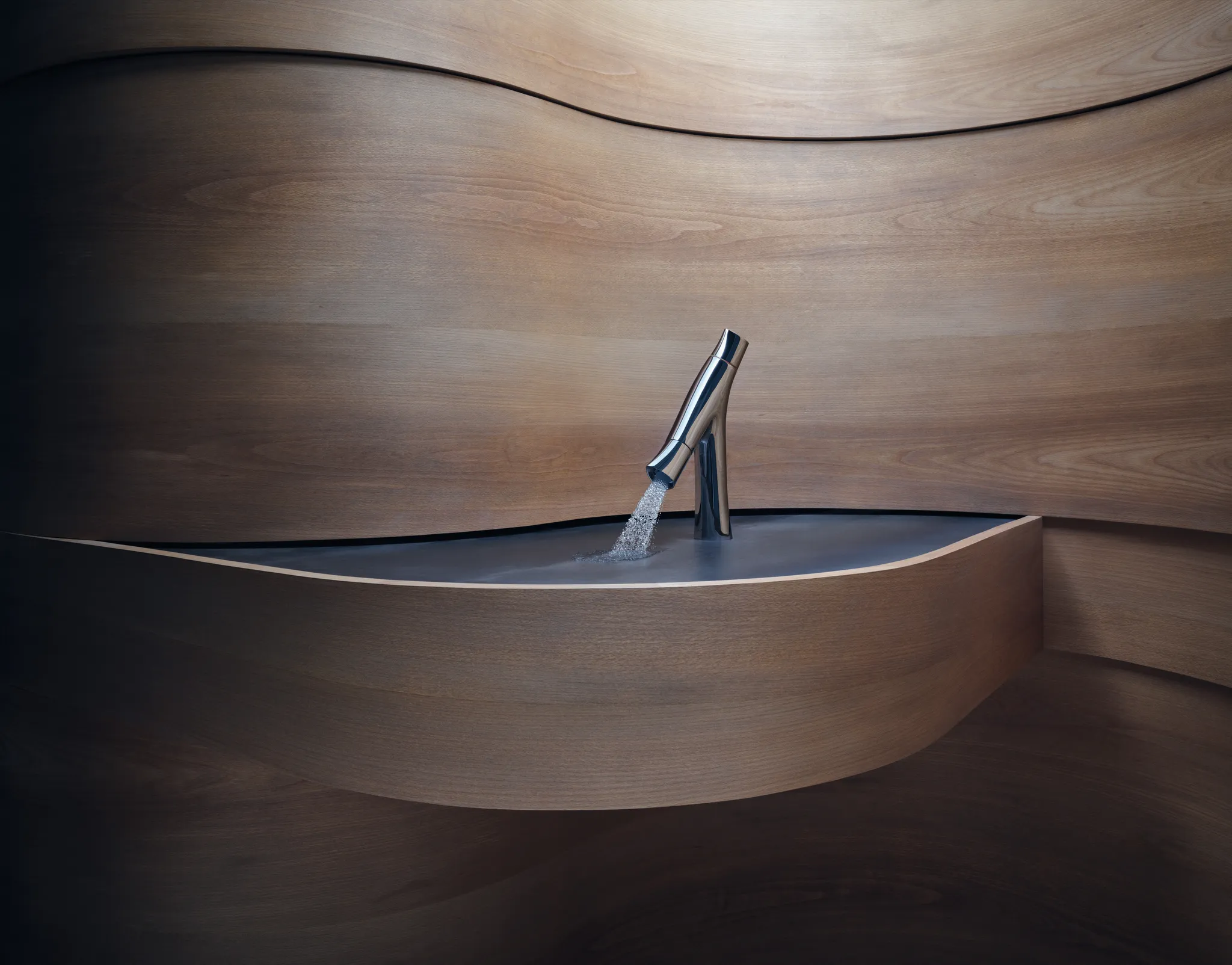 Zweigriff Waschtischarmatur 80 Axor Starck Organic chrom Zweigriff Waschtischarmatur 80 Axor Starck Organic chrom