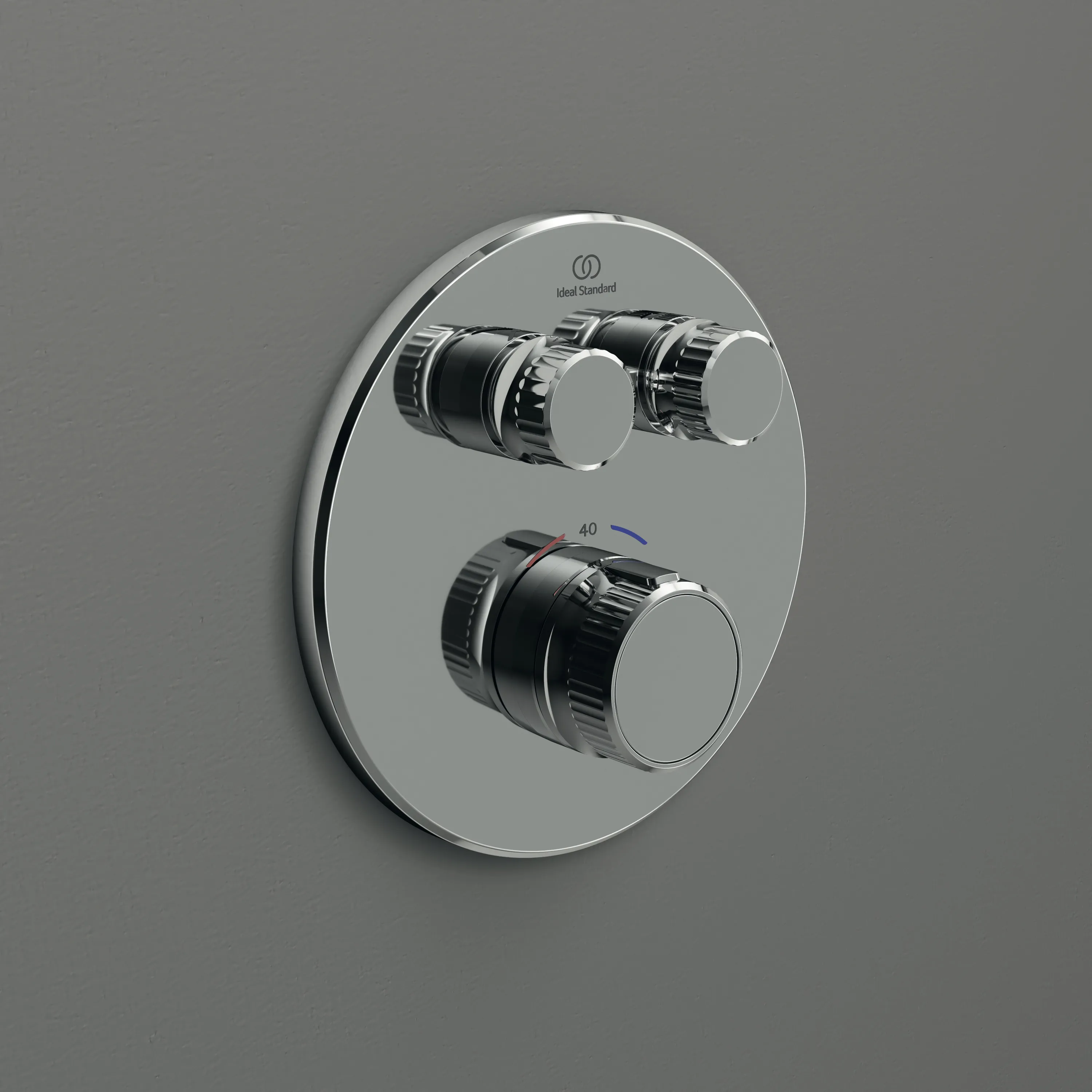 Brausethermostat Unterputz Ceratherm Navigo 2 Verbraucher Rund Brushed Gold Brausethermostat Unterputz Ceratherm Navigo 2 Verbraucher Rund Brushed Gold