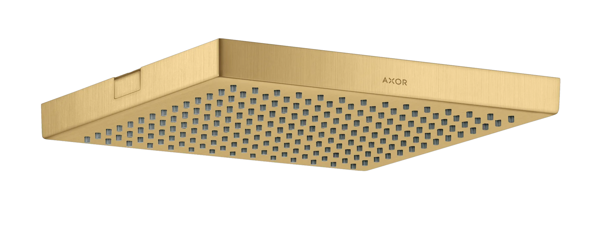 Hansgrohe AXOR ShowerSolutions Kopfbrause 240x240mm Brushed Gold Optic RainAir Strahl Deckenintegriert Unterputz DN15 Hansgrohe AXOR ShowerSolutions Kopfbrause 240x240mm Brushed Gold Optic RainAir Strahl Deckenintegriert Unterputz DN15