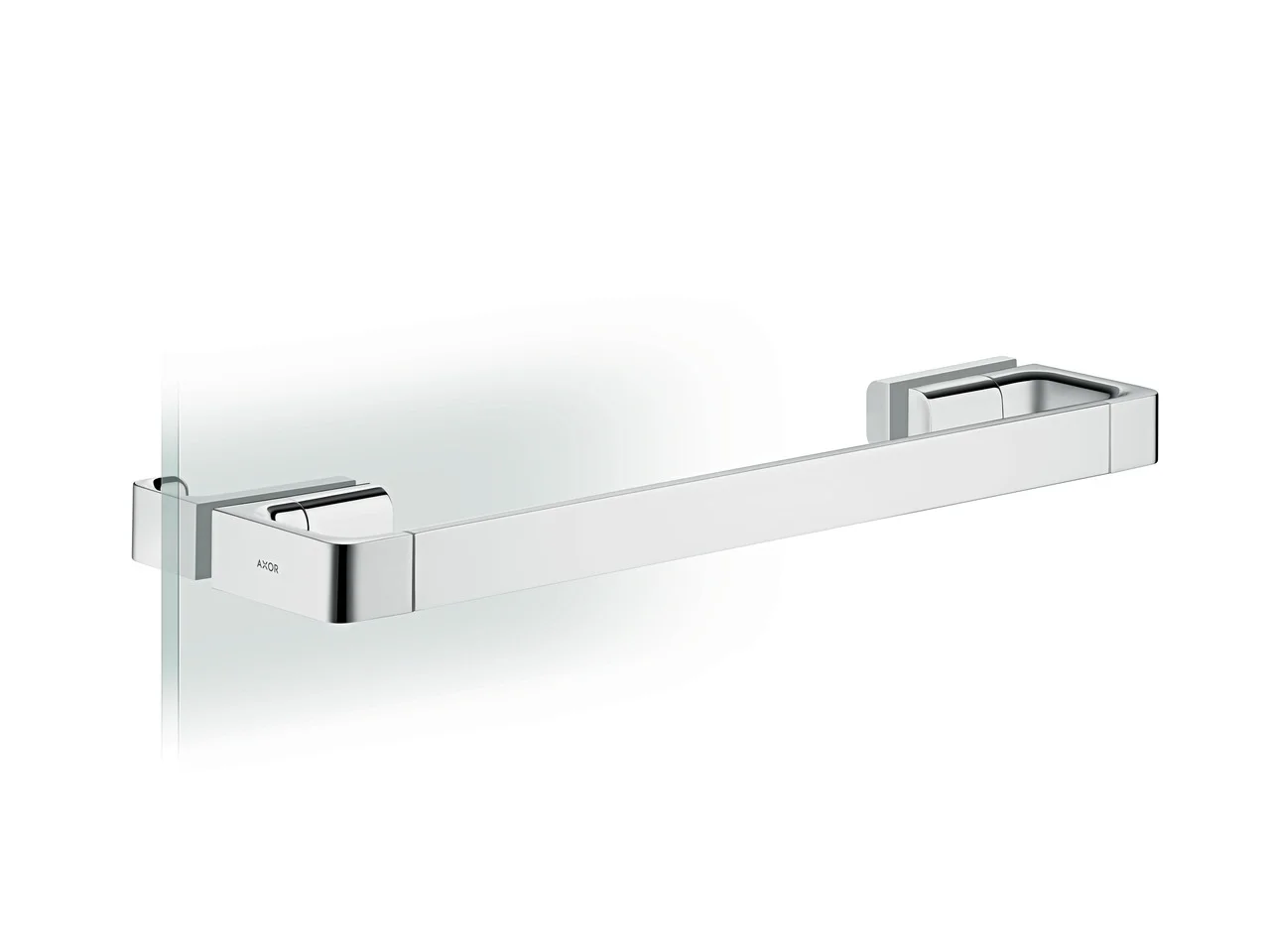Hansgrohe AXOR Universal Softsquare Duschtürgriff, feststehend, Chrom, Länge 444 mm Hansgrohe AXOR Universal Softsquare Duschtürgriff, feststehend, Chrom, Länge 444 mm