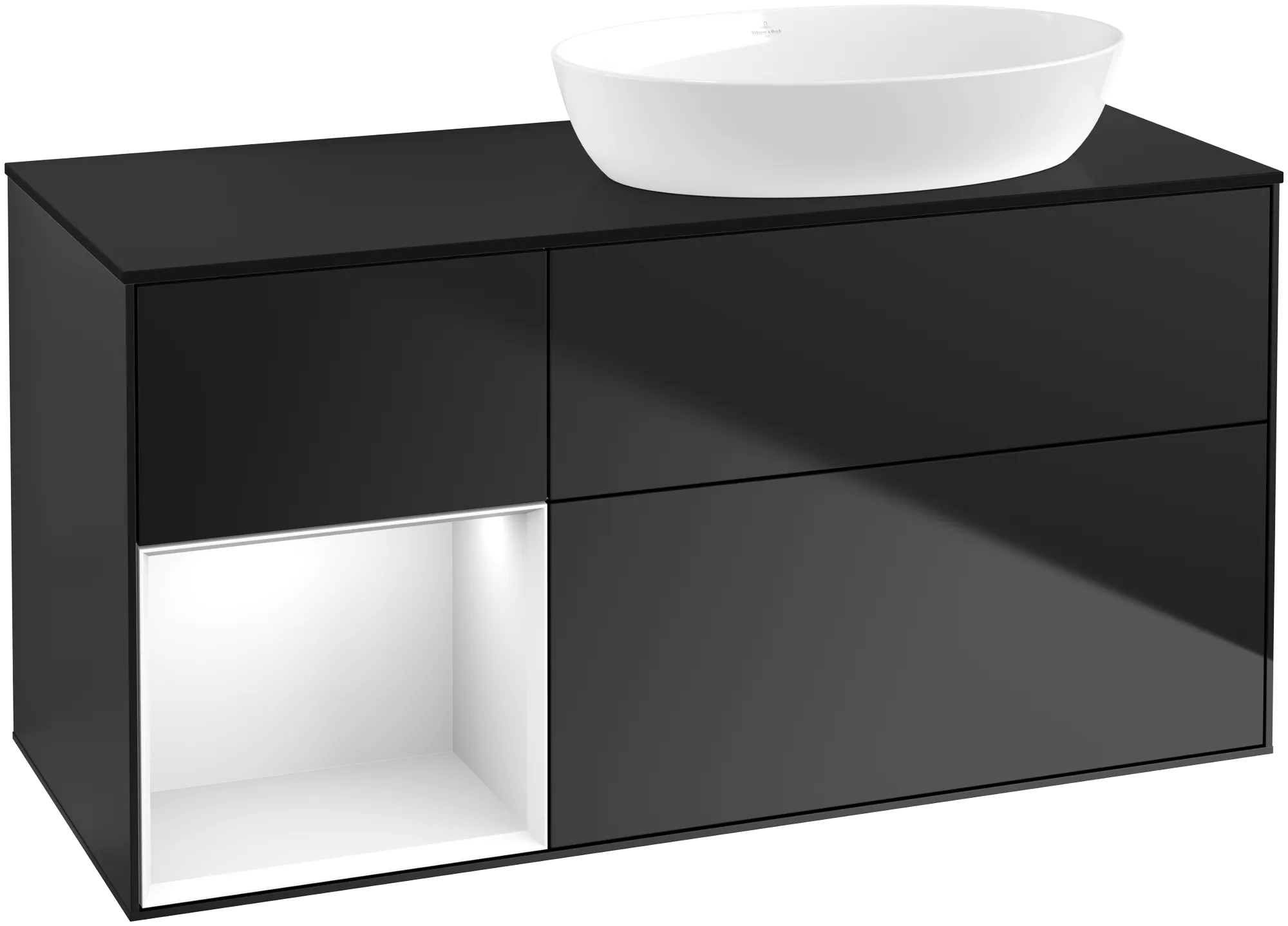 Villeroy & Boch Finion Waschbeckenunterschrank GA4 1200x603x501mm mit Beleuchtung