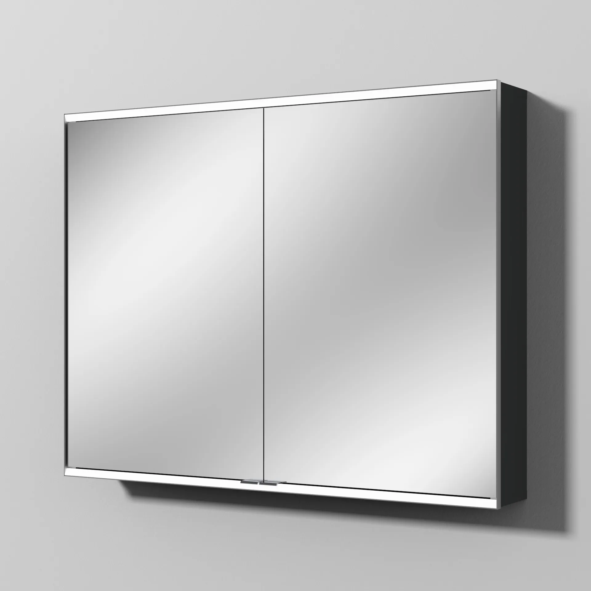 Sanipa Spiegelschrank „Marie“ 1008 × 785 × 157 mm in Graphit (matt), ohne Spiegelheizung