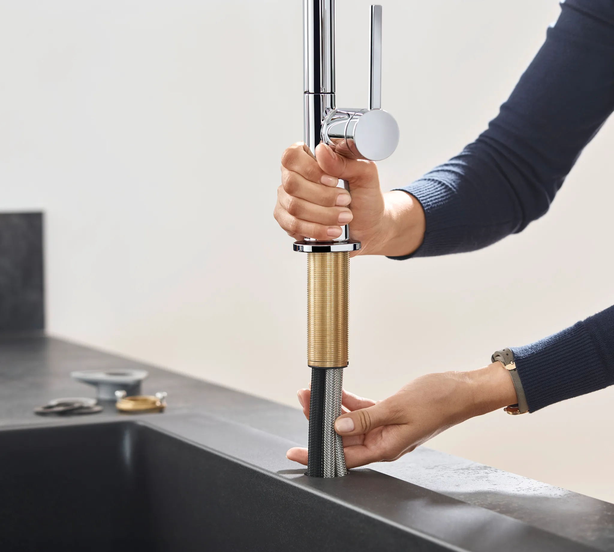 Hansgrohe Talis M54 Einhebel-Küchenmischer 210, Ausziehbrause, 2jet, sBox, Chrom Hansgrohe Talis M54 Einhebel-Küchenmischer 210, Ausziehbrause, 2jet, sBox, Chrom