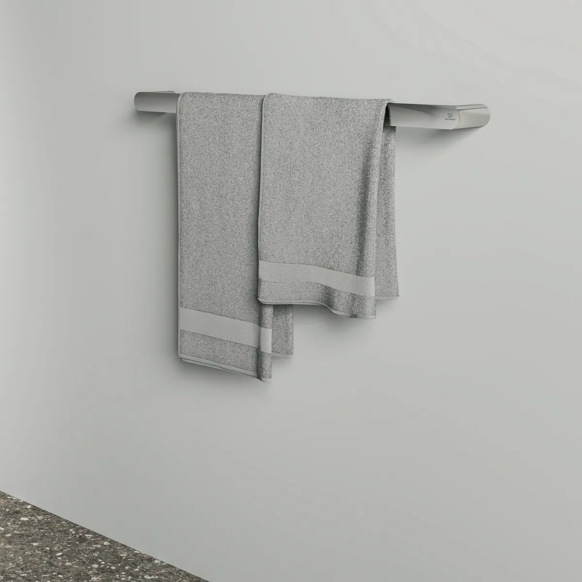 Handtuchstange Conca, rund, 600mm, Brushed Gold Handtuchstange Conca, rund, 600mm, Brushed Gold