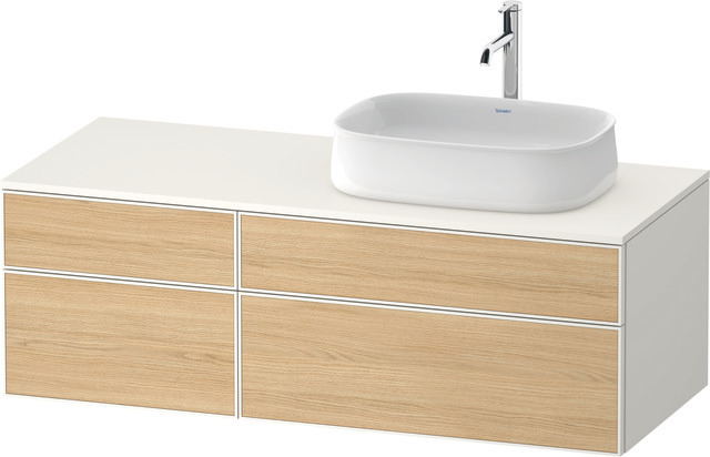 Duravit Waschtischunterschrank wandhängend „Zencha“ 130 × 44,2 × 55 cm