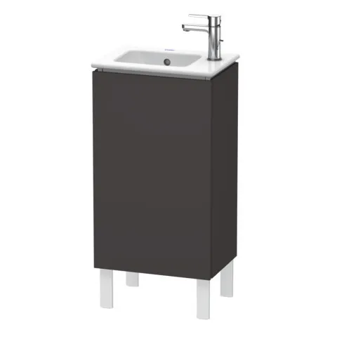 Duravit Waschtischunterschrank bodenstehend „L-Cube“ 42 × 70,4 × 29,4 cm Graphit Supermatt