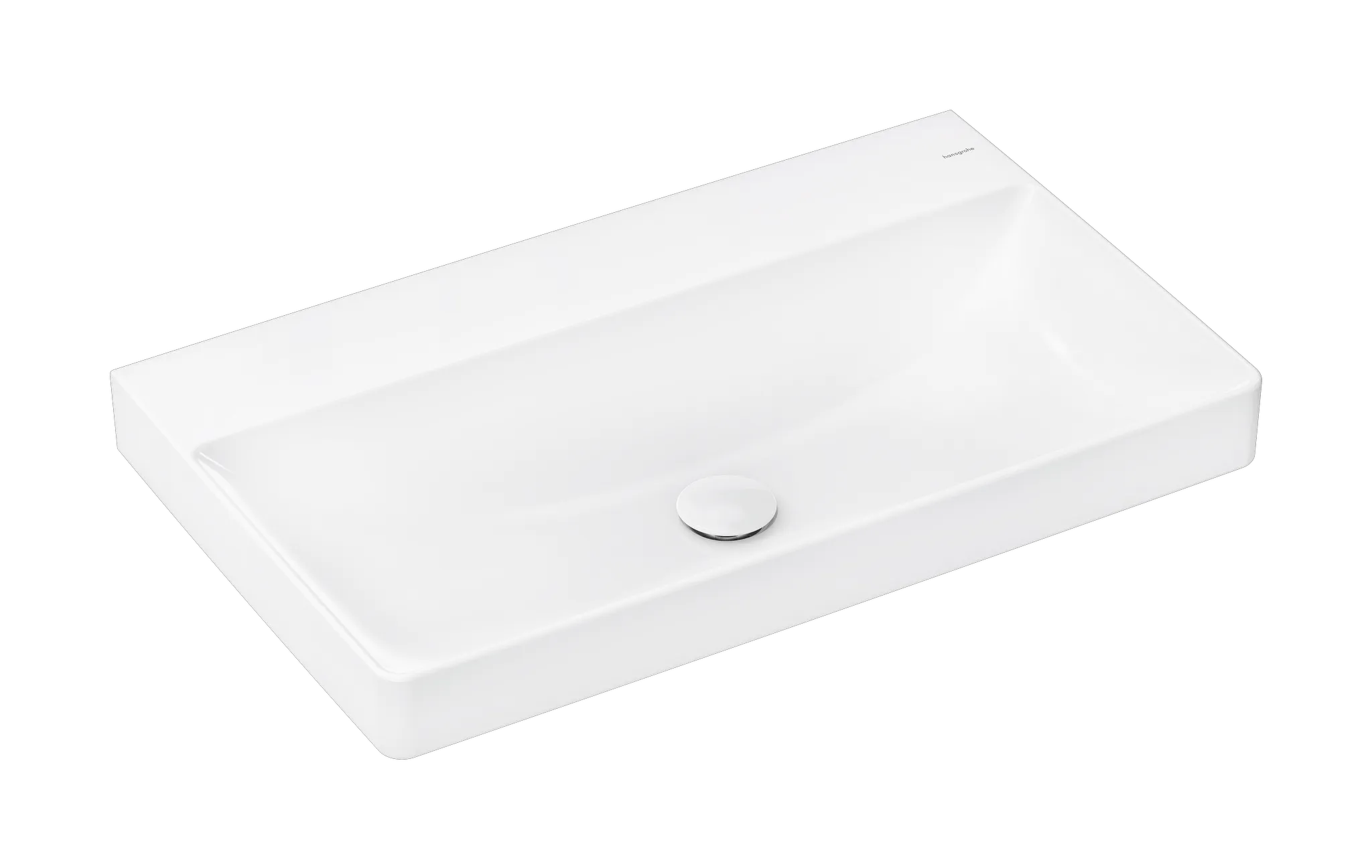 Hansgrohe Xelu Q Aufsatzwaschtisch geschliffen, 800x480mm, weiß Hansgrohe Xelu Q Aufsatzwaschtisch geschliffen, 800x480mm, weiß