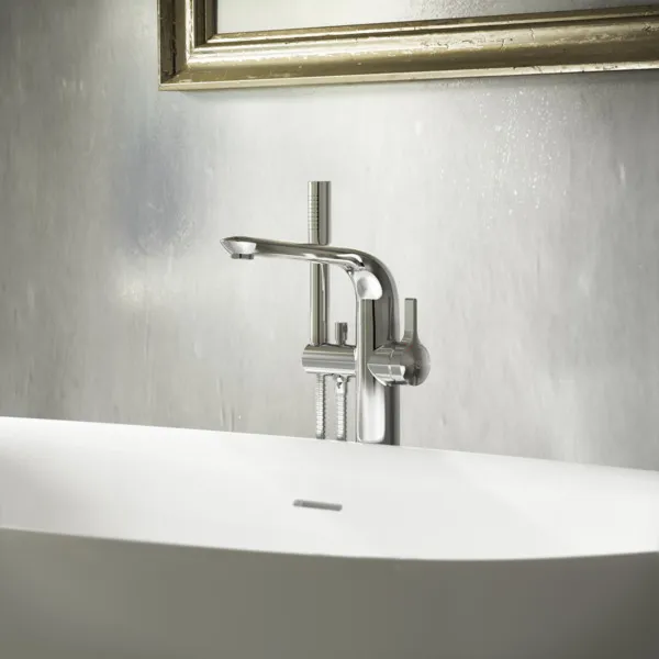 Ideal Standard Badewanne „Dea“ freistehend oval 190 × 90 cm in Weiß