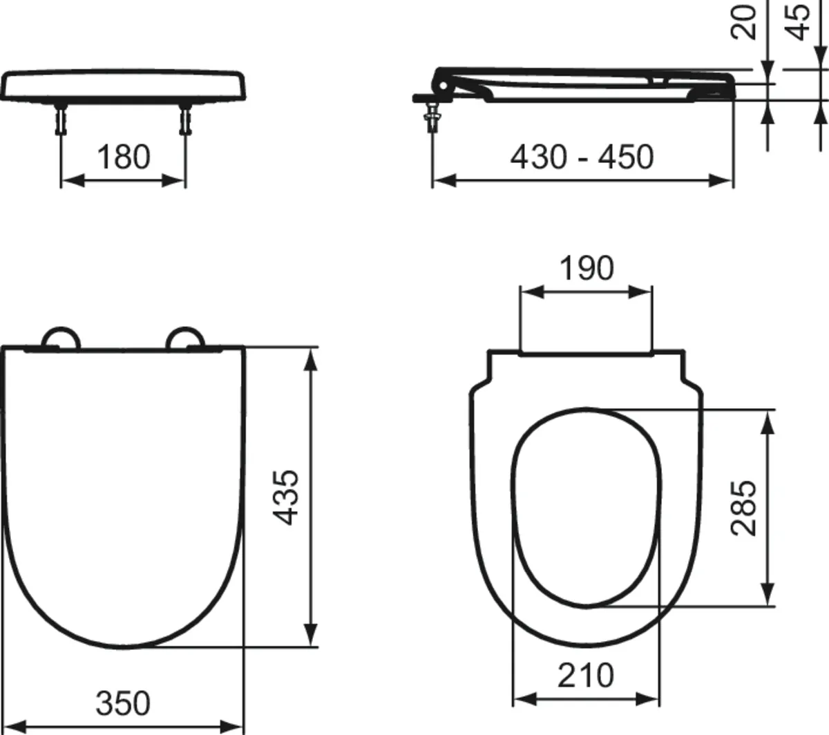 Ideal Standard WC-Sitz „i.lifeO“ Ideal Standard WC-Sitz „i.lifeO“
