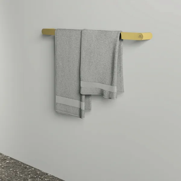 Ideal Standard Handtuchstange Conca, rund, 600mm, Brushed Gold