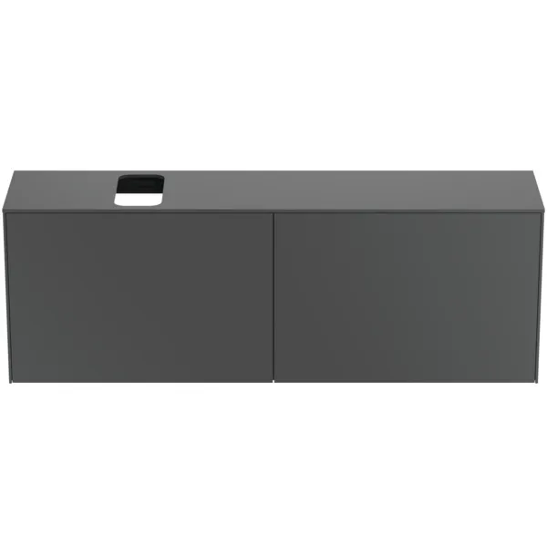 Ideal Standard Waschtischunterschrank Conca, 2 Auszüge, anthrazit Ideal Standard Waschtischunterschrank Conca, 2 Auszüge, anthrazit