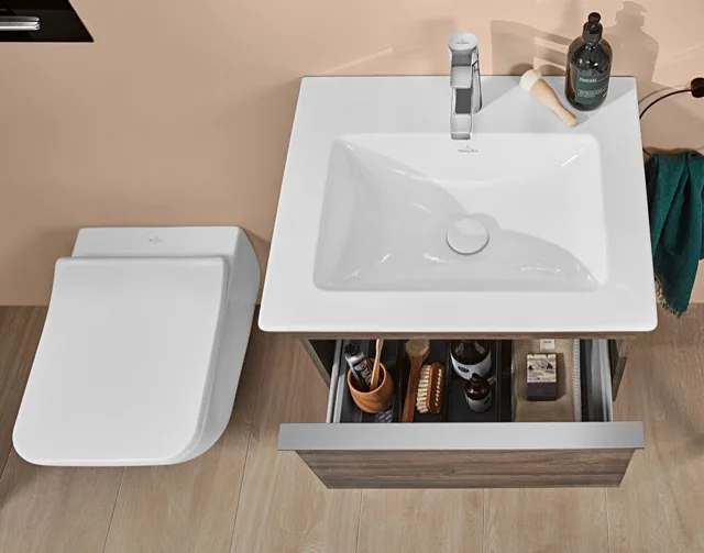 Villeroy & Boch Venticello WC-Sitz SlimSeat (Wrapover) 9M79S1 379x454x49mm Weiß Alpin Villeroy & Boch Venticello WC-Sitz SlimSeat (Wrapover) 9M79S1 379x454x49mm Weiß Alpin