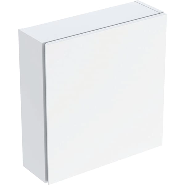Hängeschrank quadratisch, mit einer Tür: 45x46.7cm, Korpus und Front: weiß / lackiert hochglänzend Hängeschrank quadratisch, mit einer Tür: 45x46.7cm, Korpus und Front: weiß / lackiert hochglänzend