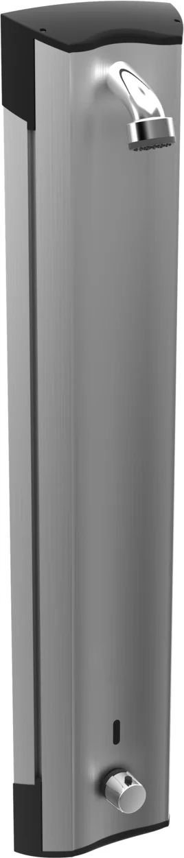HansaELECTRA Duschpaneel HansaELECTRA 6415 6 V DN15 Aluminium/Chrom
