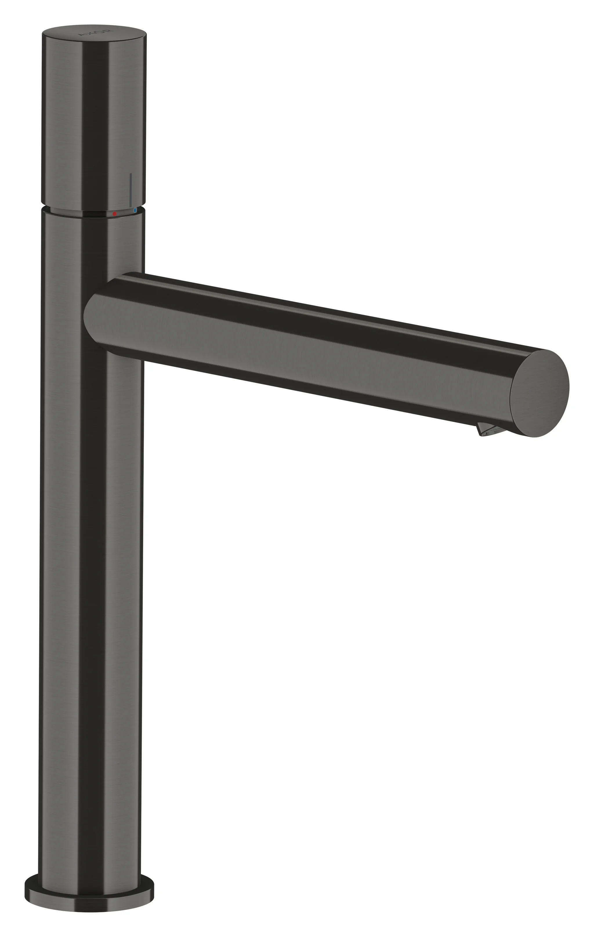 Hansgrohe AXOR Uno Einhebel-Waschtischmischer 200, Brushed Black Chrome, Ausladung 198 mm, Auslaufhöhe 199 mm
