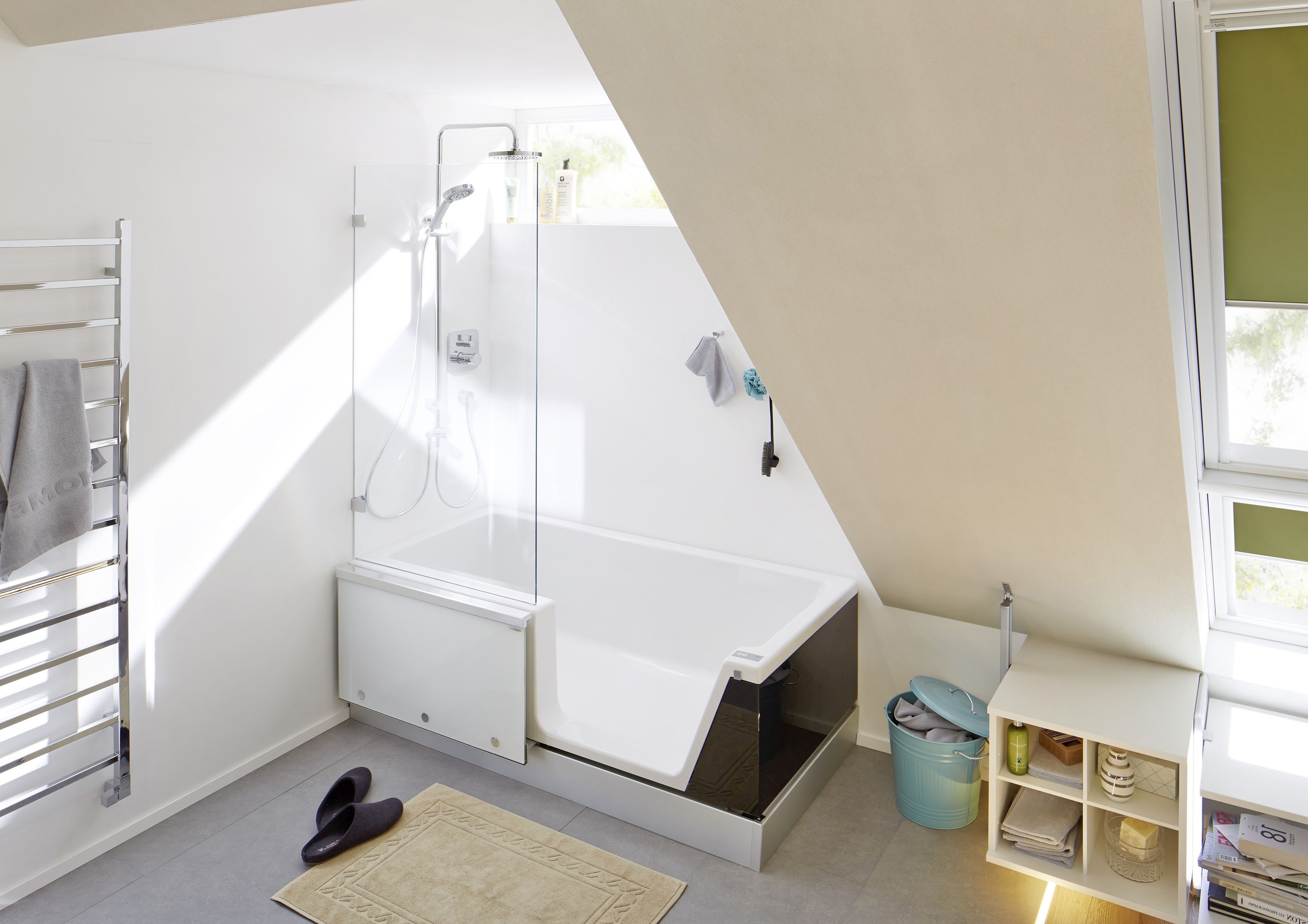 repaBAD Duschbadewanne rechts, Ecke „Easy-In“ 170 × 75 cm repaBAD Duschbadewanne rechts, Ecke „Easy-In“ 170 × 75 cm
