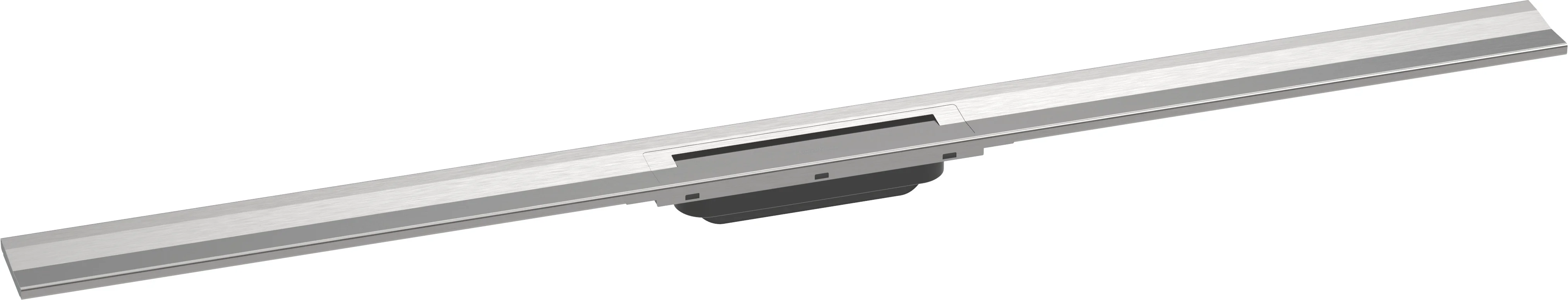 Hansgrohe RainDrain Flex Duschrinne 1200 mm, wandangebunden, höhenverstellbar, Edelstahl V2A