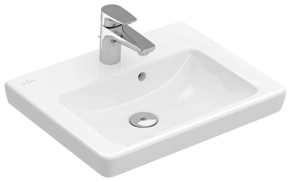 Villeroy & Boch Handwaschbecken Subway 2.0 7315F0, 500x400mm, Rechteck, 1HL. m. ÜL., Weiß Alpin Villeroy & Boch Handwaschbecken Subway 2.0 7315F0, 500x400mm, Rechteck, 1HL. m. ÜL., Weiß Alpin