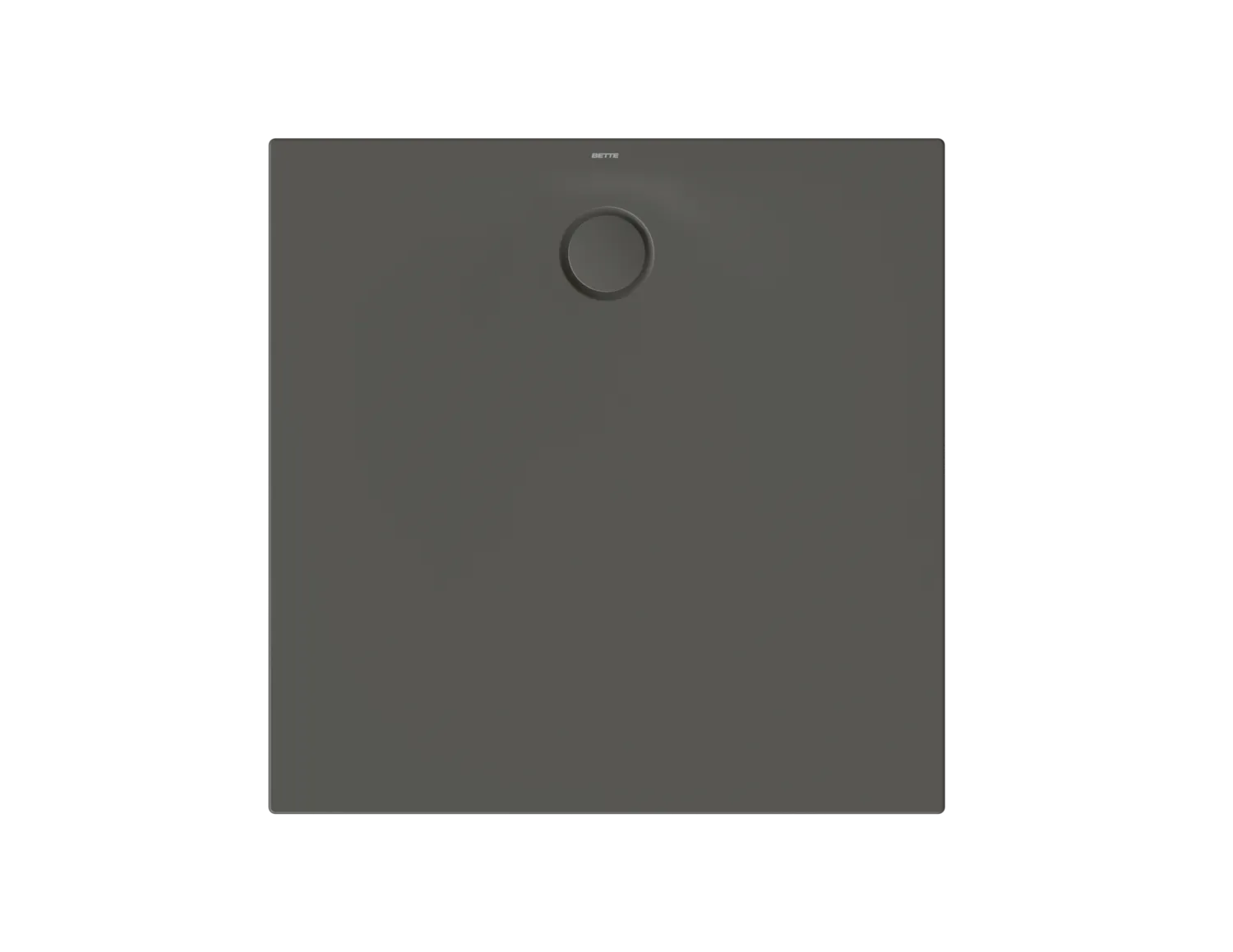 Bette Duschwanne „DW Ultra Space“ ohne Oberflächenbeschichtung, mit BetteGlasur® Plus, in Anthracite