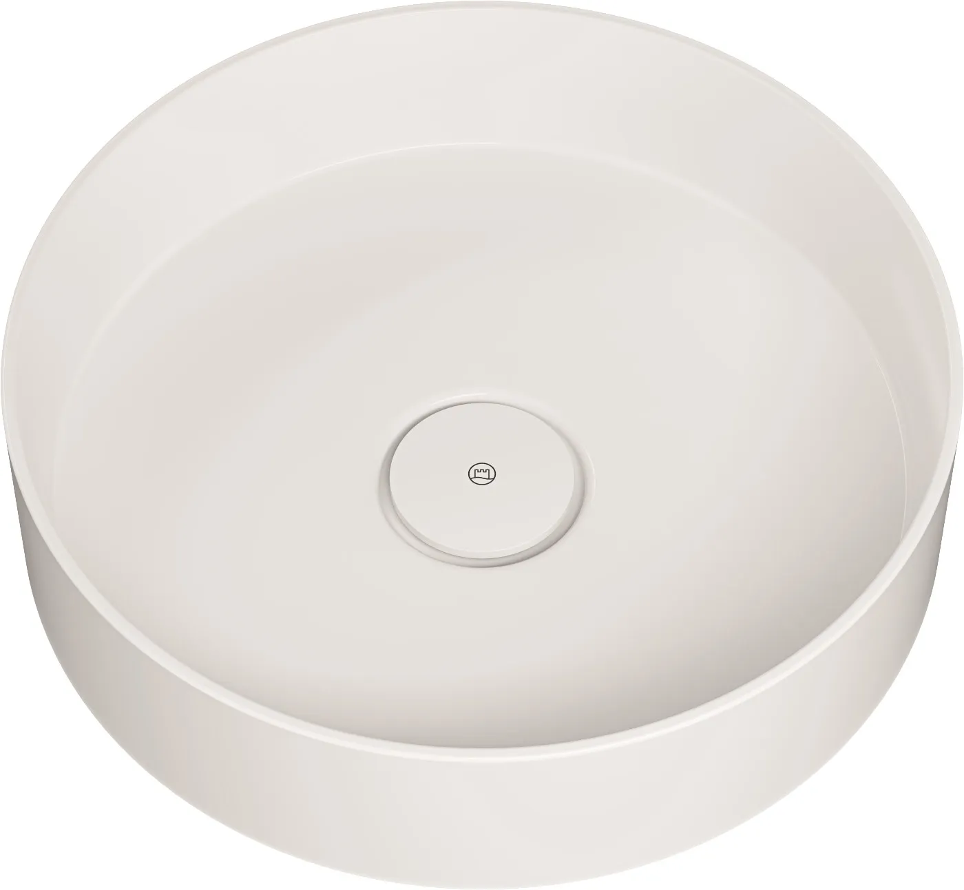 burgbad Sys30 Mineralguss-Waschtisch Weiß Velvet