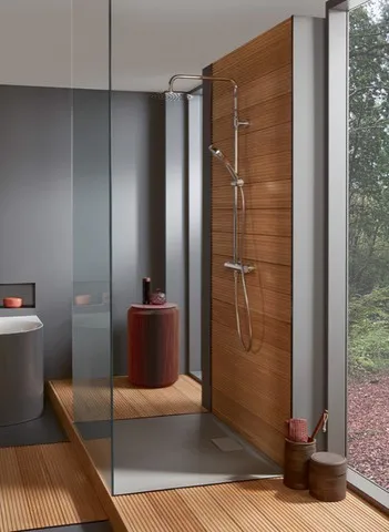 Villeroy & Boch rechteck Duschwanne „Architectura MetalRim“ 120 × 80 cm ohne Oberflächenbeschichtung, in Brown Villeroy & Boch rechteck Duschwanne „Architectura MetalRim“ 120 × 80 cm ohne Oberflächenbeschichtung, in Brown