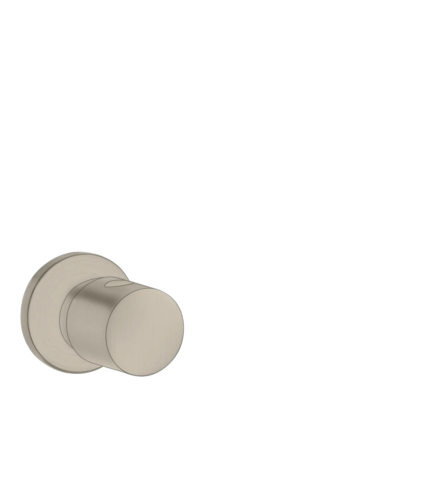 Hansgrohe AXOR Uno Absperrventil Unterputz Brushed Nickel DN15/DN20 Geräuschgruppe II Hansgrohe AXOR Uno Absperrventil Unterputz Brushed Nickel DN15/DN20 Geräuschgruppe II