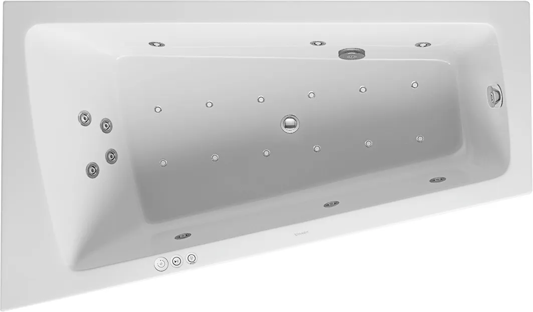 Duravit Whirlwanne „Paiova“ sonderform 1700 × 1000 mm, links mit Combi-System P, in Weiß Ausführung: links / Größe: 170 × 100 cm / Whirlsystem: mit Combi-System P Duravit Whirlwanne „Paiova“ sonderform 1700 × 1000 mm, links mit Combi-System P, in Weiß Ausführung: links / Größe: 170 × 100 cm / Whirlsystem: mit Combi-System P