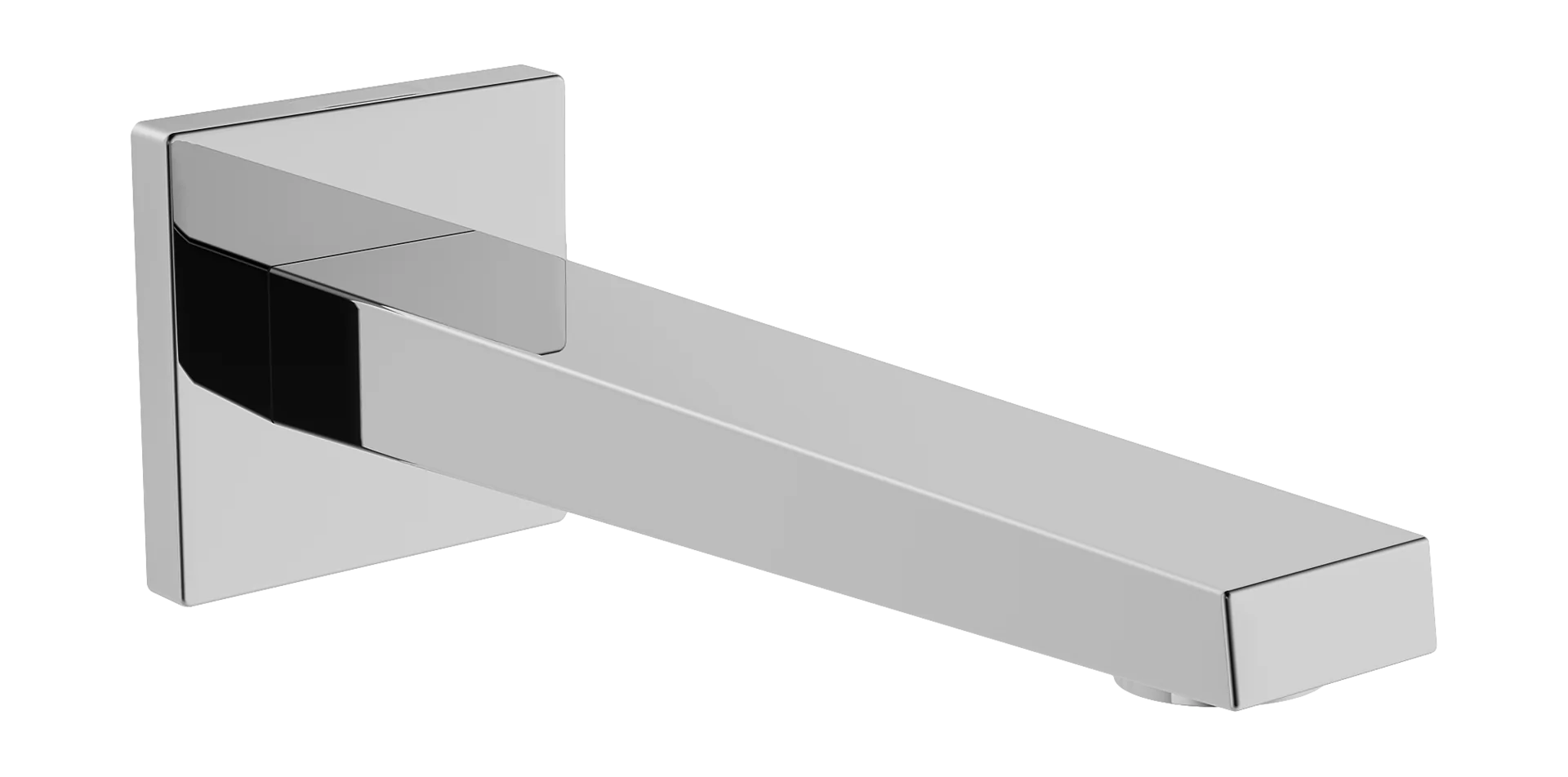 HansaLOFT Auslauf HansaLOFT 5765 Rosette eckig rund L=197 Ausladung 197 mm DN15 Chrom