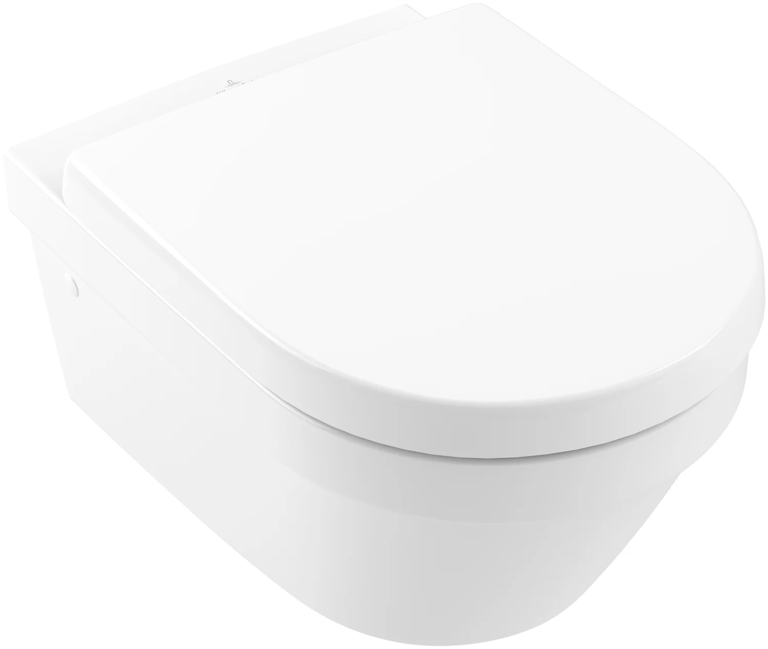 Villeroy & Boch Architectura Tiefspül-WC spülrandlos 4694R0, Rund, wandhängend, Weiß Alpin Villeroy & Boch Architectura Tiefspül-WC spülrandlos 4694R0, Rund, wandhängend, Weiß Alpin