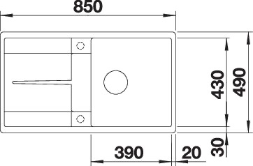 BLANCO METRA 5 S-F