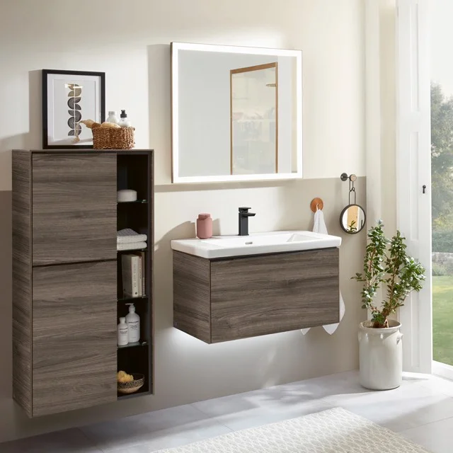 Villeroy & Boch Subway 3.0 Mittelschrank C59800, 574 x 1200 x 362 mm, links angeschlagen, Stone Oak Villeroy & Boch Subway 3.0 Mittelschrank C59800, 574 x 1200 x 362 mm, links angeschlagen, Stone Oak