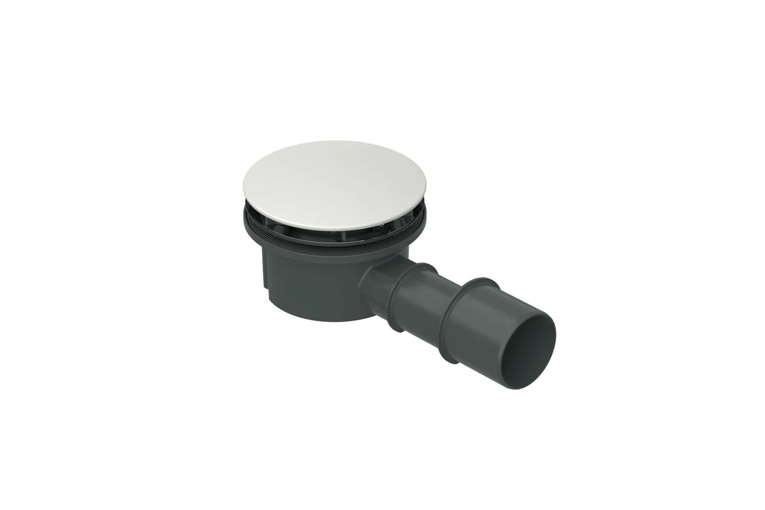 Compact+, seitlich - 0,5 l/s, Ab- und Überlauf, Duschwanne, Duschfläche, 225x115x85 mm, Weiß, Kunststoff
