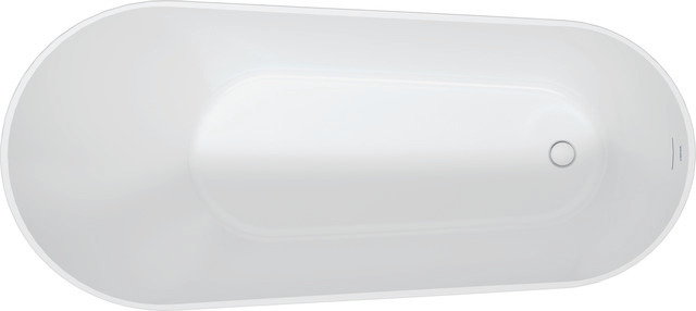 Duravit Badewanne „DuraFaro“ freistehend oval 180 × 80 cm 